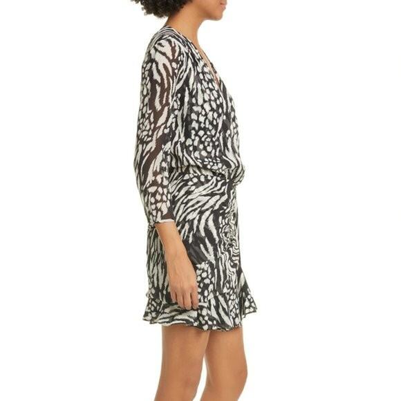NWTGS VERONICA BEARD Kyla Silk Minidress SZ 6 RT $595 - Picture 3 of 5